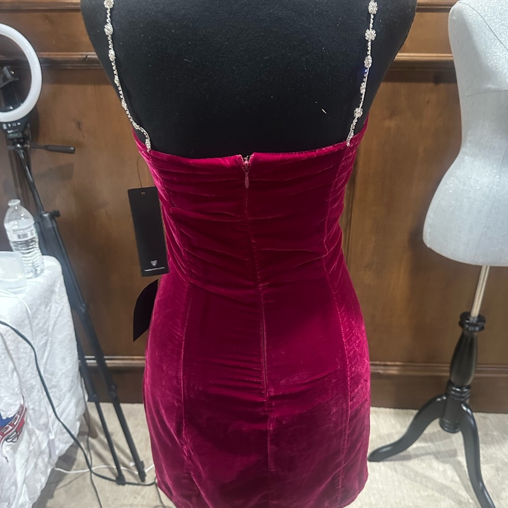 Lulu's Fuchsia Mini Dress - Picture 6 of 6